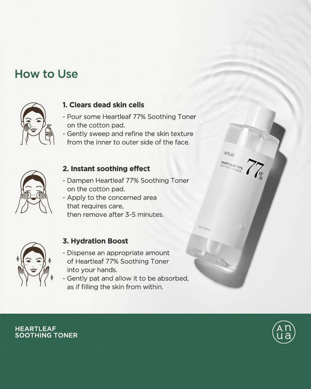 Anua Heartleaf 77% Soothing Toner 250ml — gallery image 5