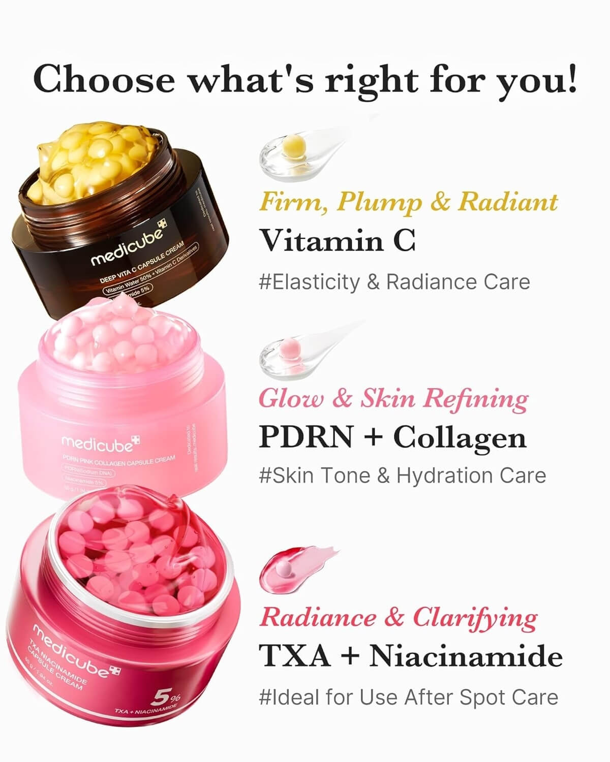 Medicube PDRN line — which PDRN product to choose