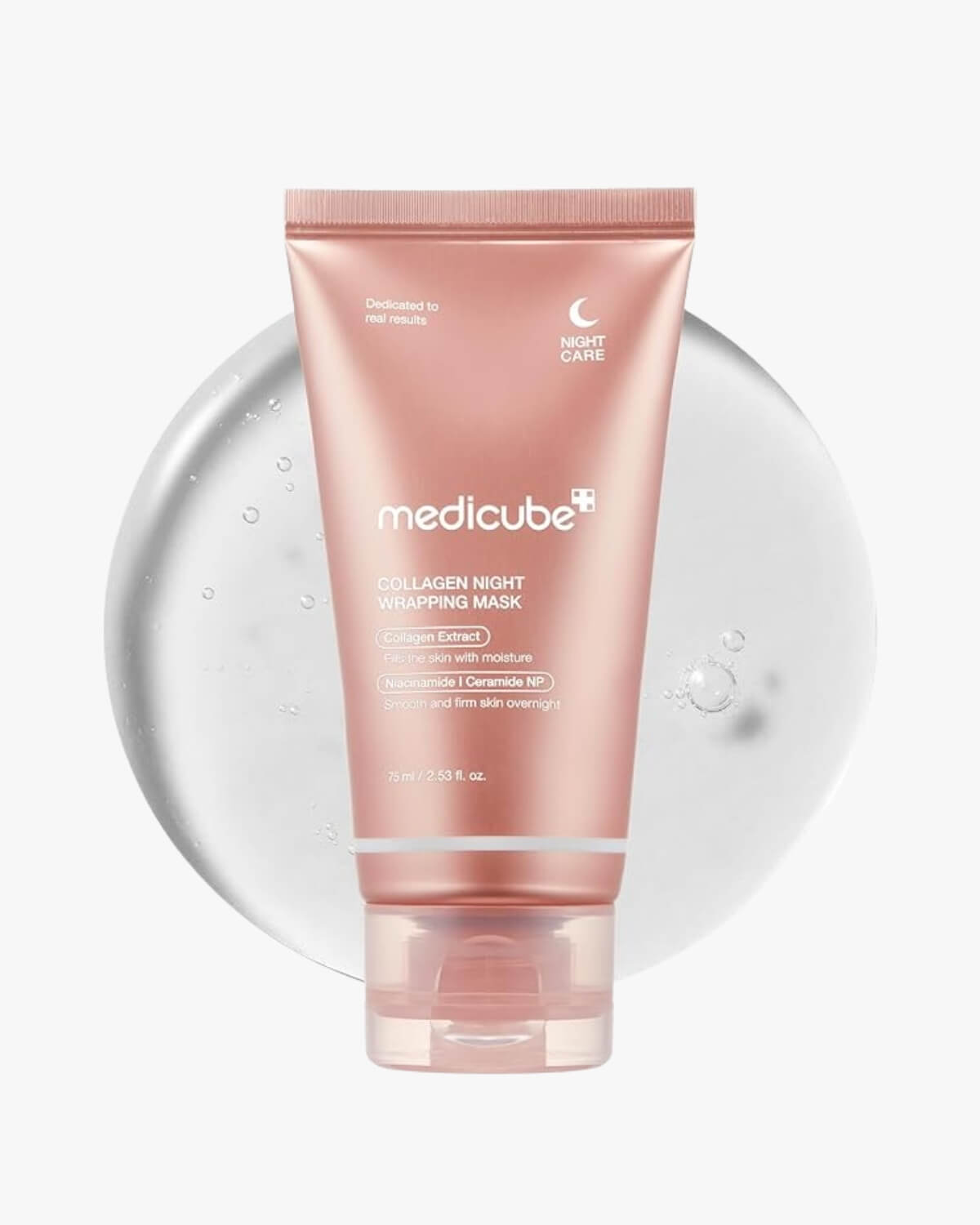 Medicube Collagen Night Wrapping Mask 75ml (2.53 fl. oz.) | Korean Overnight Peel-Off Mask