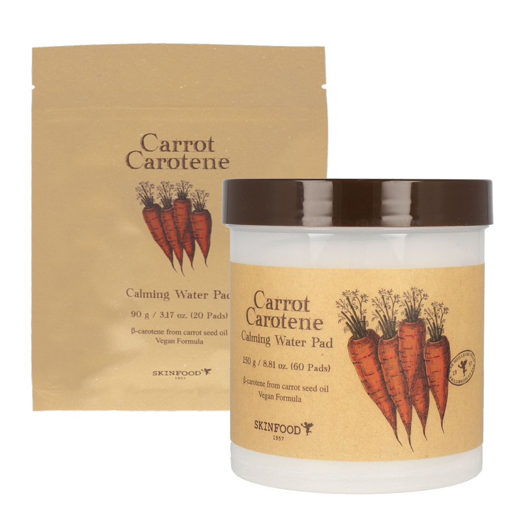 Skinfood Carrot Carotene Calming Water Pad 60 Pads — Carrot Toner Pads — gallery image 3