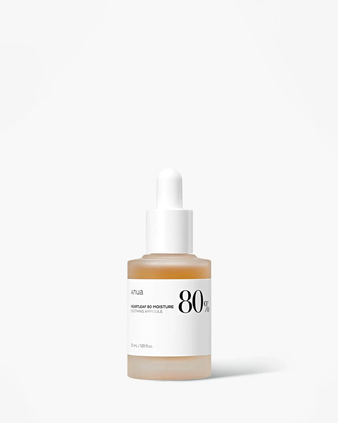 Anua Heartleaf 80% Soothing Ampoule 30ml — product packaging