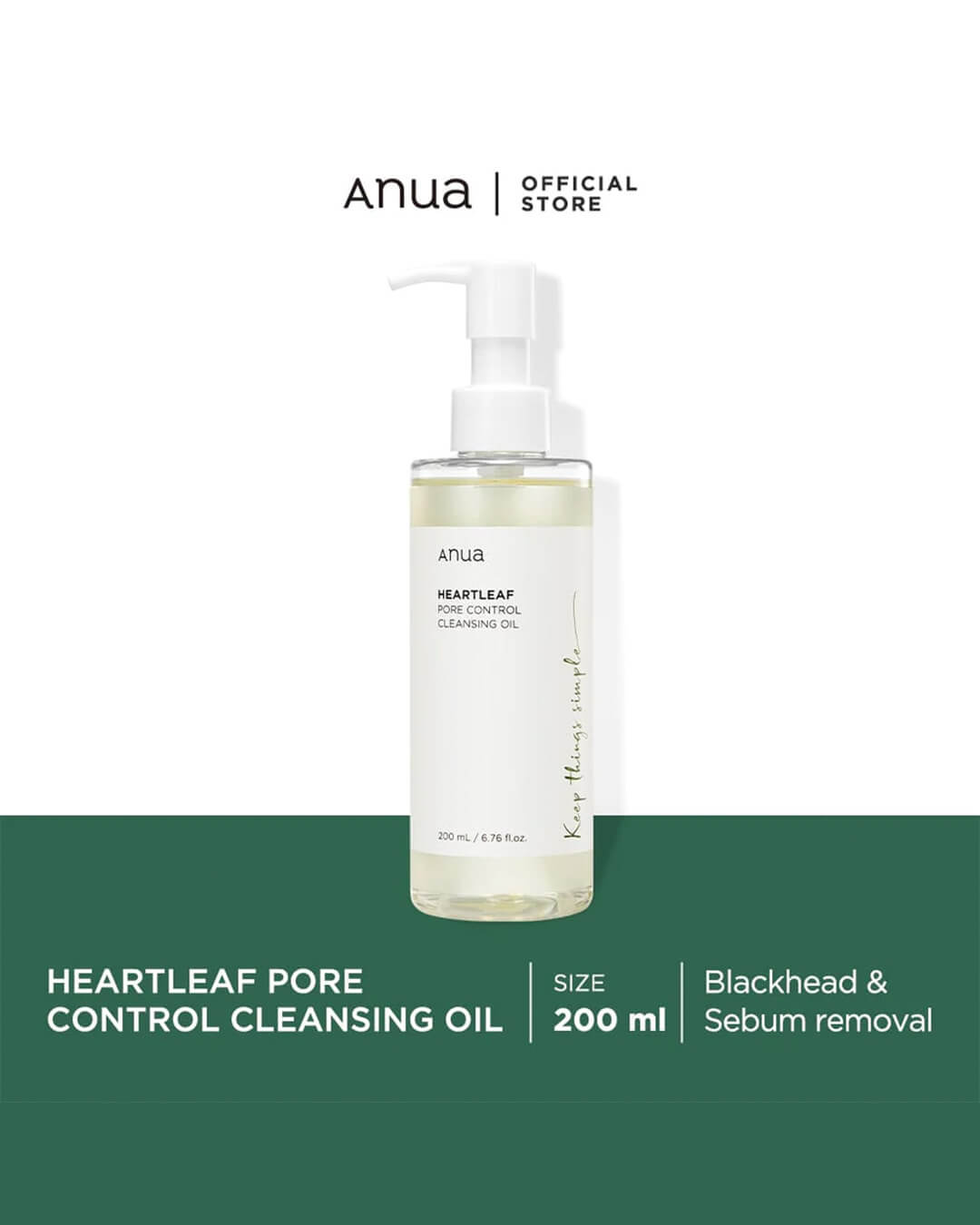 Anua Heartleaf Pore Control Cleansing Oil 200ml — gallery image 3