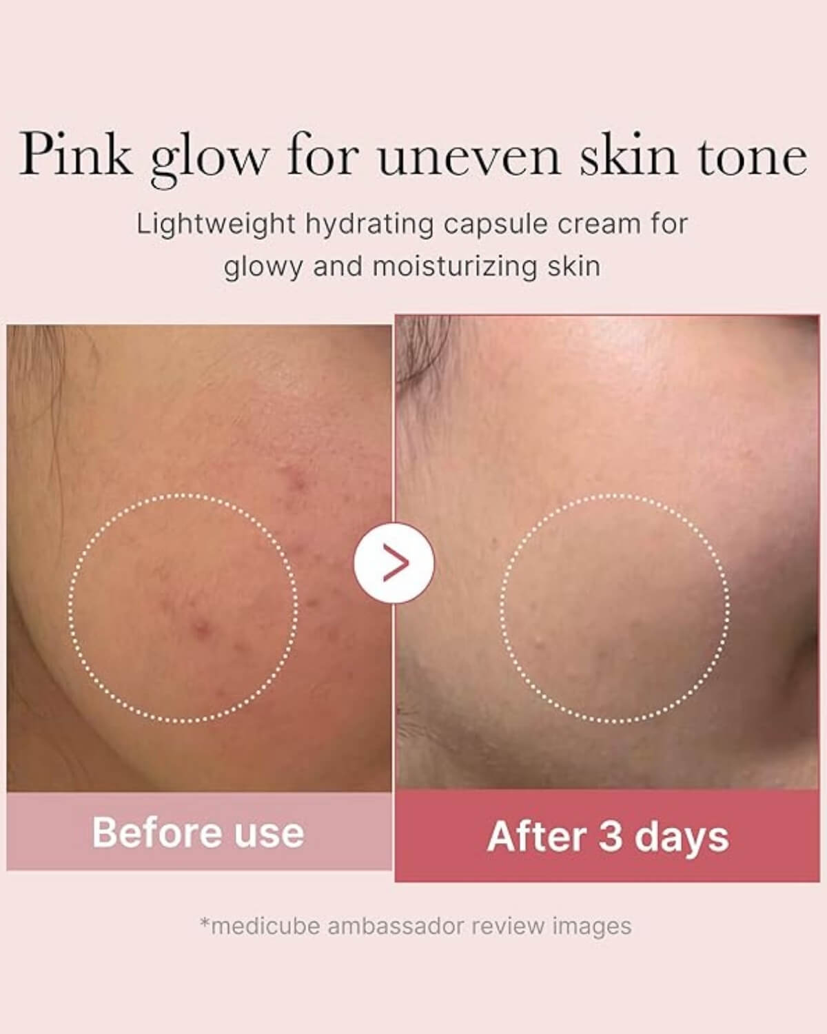 Medicube PDRN capsule cream — hydrating cream for glowy skin